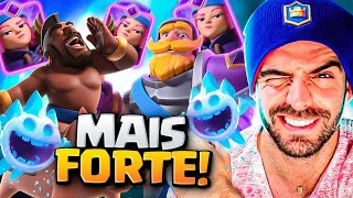 MELHOR E MAIS FORTE DECK DE CORREDOR COM CAVALEIRO DO CLASH ROYALE!