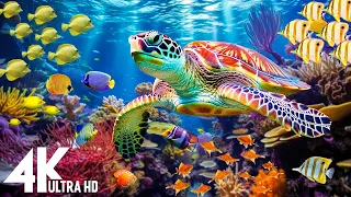 [NEW] 11HR Stunning 4K Underwater footage -Rare & Colorful Sea Life Video - Relaxing Sleep Music #67