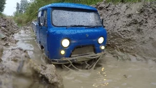 УАЗ ФЕРМЕР 39094 на бездорожье/ UAZ 39094 rainforest 4x4 challenge