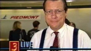 Piedmont Airlines - Final day of service as covered by WBTV Charlotte August 4, 1989.
