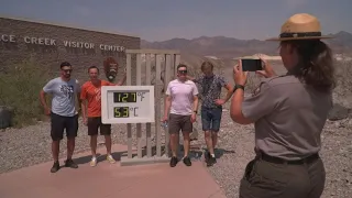 Tourists visit Death Valley amid record US heatwave | AFP