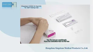 Self Test Nasal Swab Singclean COVID-19 Antigen