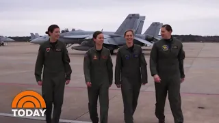 Meet The First-Ever All-Female Flyover Team | TODAY