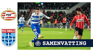 Samenvatting PSV - PEC Zwolle | Eredivisie