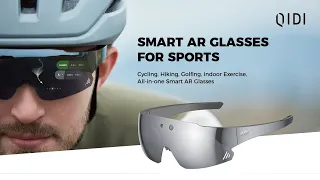 QIDI-Vida  Smart AR Glasses for Sports，cycling，hiking，golfing，indoor exercise All-in-one Glasses