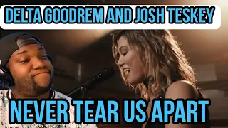 Delta Goodrem And Josh Teskey | Never Tear Us Apart | ( INXS Cover ) Reaction