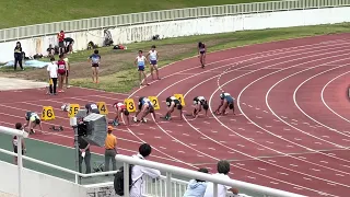 大阪マスターズ陸上競技100m 4組 荒川大輔選手