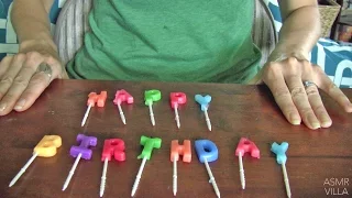 ASMR * Tapping & Scratching * Theme: Happy Birthday * Fast Tapping * No Talking * ASMRVilla