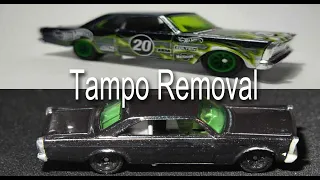 Step by step how to remove tampos and decals from Diecast
