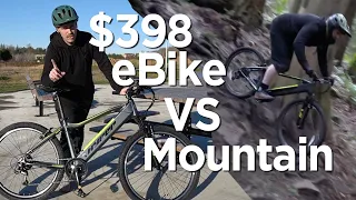 I Test A $398 Walmart eBike VS Mountain Bike Trails