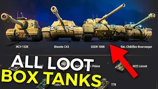 All Loot Box Tanks Revealed + Special Styles | World of Tanks Holiday Ops 2021