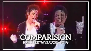 Michael Jackson — Billie Jean | Bucharest '96 VS Auckland '96 - 2nd Night(Comparision)