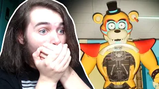 FNAF SECURITY BREACH GAMEPLAY & RELEASE DATE TRAILER REACTION!!! THIS GAME IS INSANE!