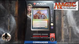 Ouverture du deck commander, c'est la fête, de l'édition Commander Légendes