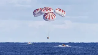 SpaceX Crew Dragon Demo-2 Returns to Earth