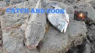Monster Flathead and Bream catch n cook Australia