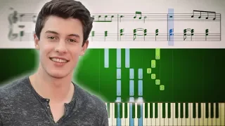 Señorita by Shawn Mendes, Camila Cabello - Piano Tutorial + SHEETS