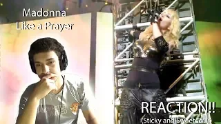 Madonna - Like a Prayer (Sticky and Sweet Tour) REACTION!!