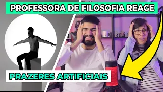 |Minha mãe professora de filosofia reage|  Fabio Brazza ft. Victoria Brito - Prazeres artificiais