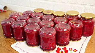 CLOSE ON 100 CANS! THE BEST BORSCH FOR THE WINTER! 15 MINUTES AND BORSCH ON THE TABLE!