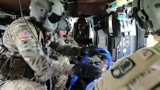 U.S. Army Reserve Soldiers conduct joint MEDEVAC training during Swift Response 23