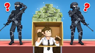 Using a Cardboard Box To Steal $100,000 (Perfect Heist 2)