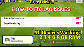 3 TIPS: HOW TO FIX LAG IN  EFOOTBALL 2023 MOBILE | Lag Problem efootball #efootball, #efootball2023