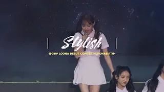 180819 Stylish loona chuu focus 이달의 소녀 츄 직캠 @ loonabirth