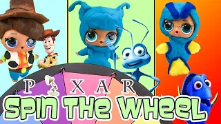 LOL Surprise Dolls Disney Pixar Spin the Wheel Game! Featuring Splash Queen! | LOL Dolls Families