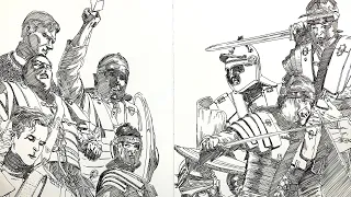 Sketchbook Techniques- Costumed Figures in Ink