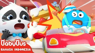 Siapa Yang Sedang Mengemudi Mobil Mainan? | Seri Petualangan Makanan | BabyBus Bahasa Indonesia