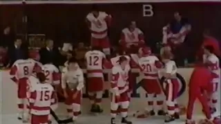 1987 Team Canada- Russia Punch-up in Piestany World Junior Championships brawl