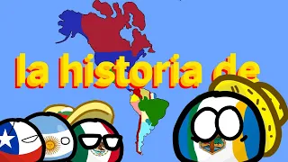 la historia de América. del norte y del Sur. te quizás de más 1 hora