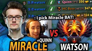 When MIRACLE and QUINN team up vs TOP 1 RANK Watson on STREAM