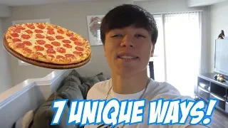 7 Different Ways to Eat Pizza!