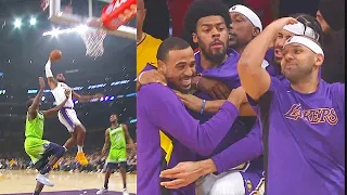LeBron James SHOCKS Lakers After Destroying Gorgui Dieng With Crazy Dunk! Lakers vs Timberwolves