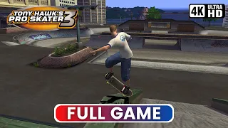 TONY HAWK'S PRO SKATER 3 Full Gameplay (PC 4K 60FPS) No Commentary