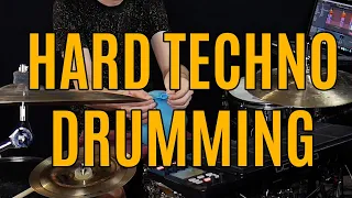 Hard Techno Drumming // The Hybrid Drummer
