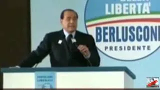 Emilio Fede aggredisce Silvio Berlusconi