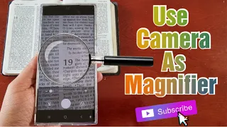 Samsung Galaxy S23 Ultra Use Your Phone as a Magnifying Glass Make Text & Objects easier to view