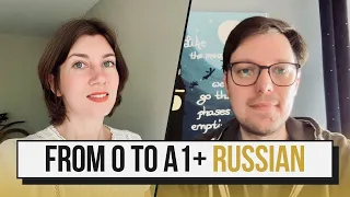 GERMAN SPEAKS RUSSIAN. Daniel shares books, podcasts and videos to learn Russian. A1 A2 level tips