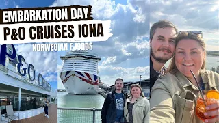 EMBARKATION Day P&O Cruises IONA Norwegian Fjords - May 2023