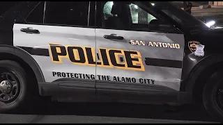 SAPD patrol car hits, kills pedestrian during pursuit of carjacking suspect