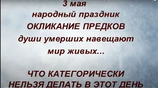 3 мая народный праздник День Феодора Трихины. Окликание предков. Что нельзя делать.Народные традиции