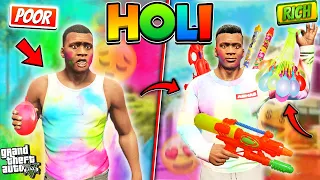 😂GTA 5 : Playing HOLI in GTA 5!