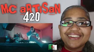 421 Reacts Music | Mc Artisan | 420 (Prod. By Saint Cardona) *ALGERIAN RAP REACTION* *700*