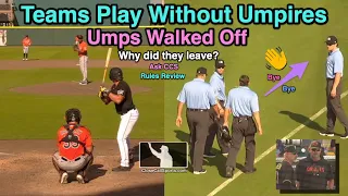 Pirates and Orioles Play without Umpires After Umps Walk Off the Field - Why Did They Leave?