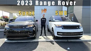 2023 Range Rover Sport vs. Range Rover SE SWB