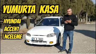 Hyundai Accent 1.5 GLS. Yumurta kasa 2.El Otomobil inceleme Test Sürüşü