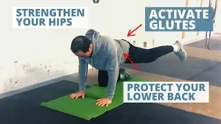 Technique to Activate Glutes & Strengthen Your Hips [4 Point Hip Abduction]